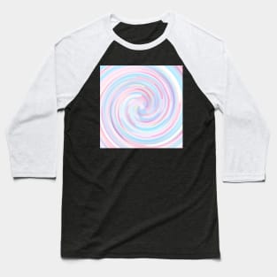 Soft Swirl Pastel Arrow Pattern Baseball T-Shirt